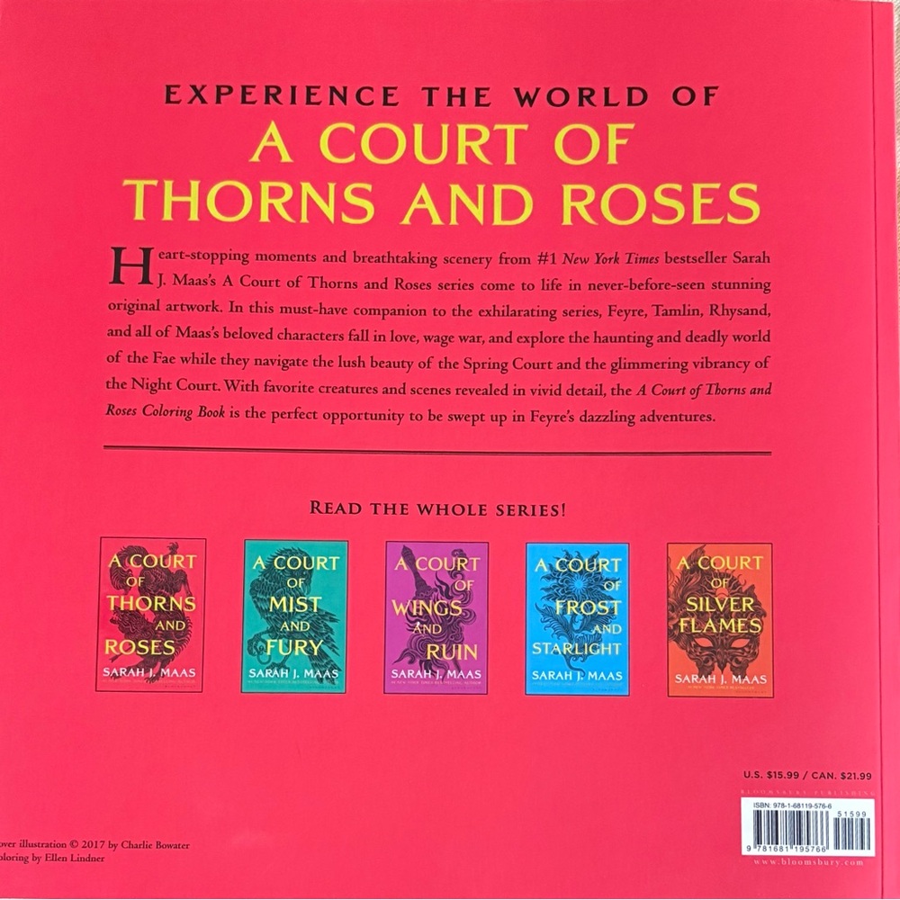 A Court of Thorns and Roses Coloring Book - Picture 2 of 6